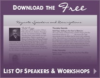 Download the 2009 ICHE Convention List of Speakers & Workshops